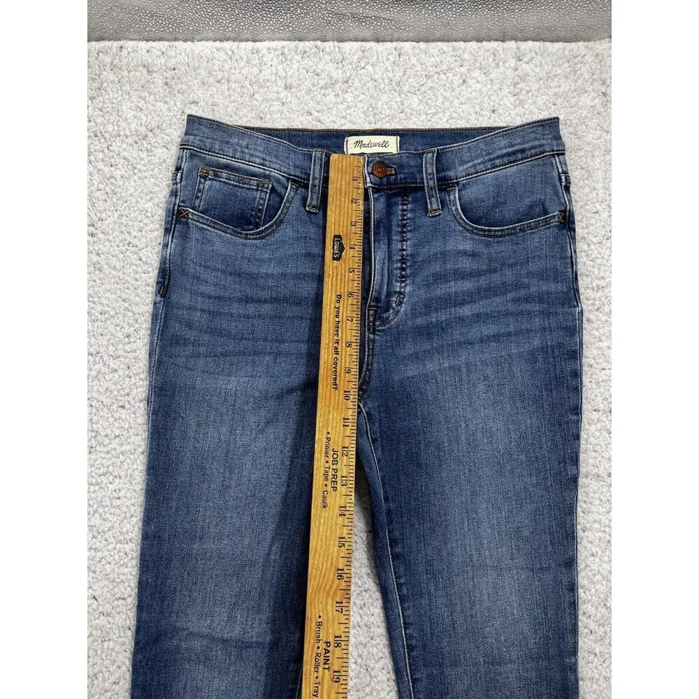 Madewell Jeans Womens 29 9" Mid-Rise Skinny Blue Medium Wash - Picture 4 of 10